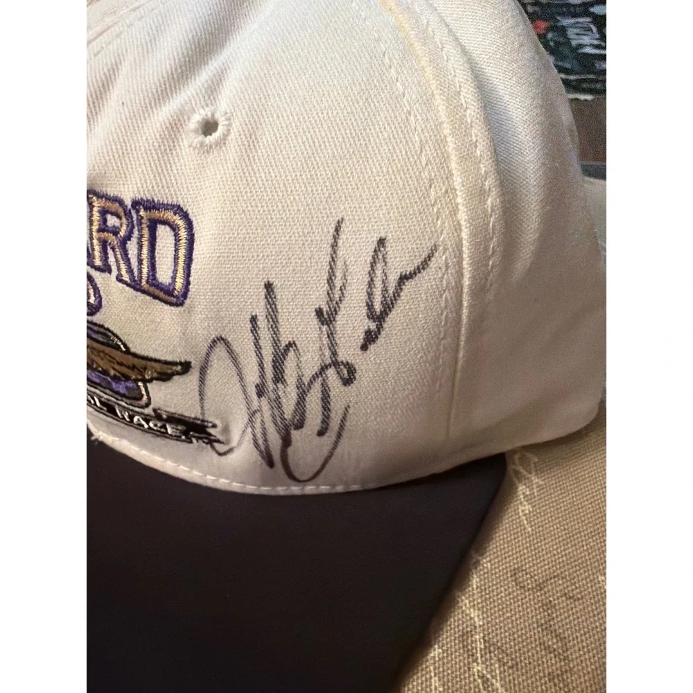 Vintage Autographed Jeff Gordon 1994 Brickyard 400 DeLong Snapback Hat
